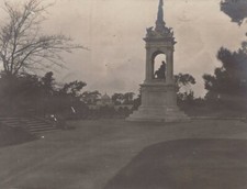 San Francisco Antique 1908 Golden Gate Park Francis Scott Key Monument Photo