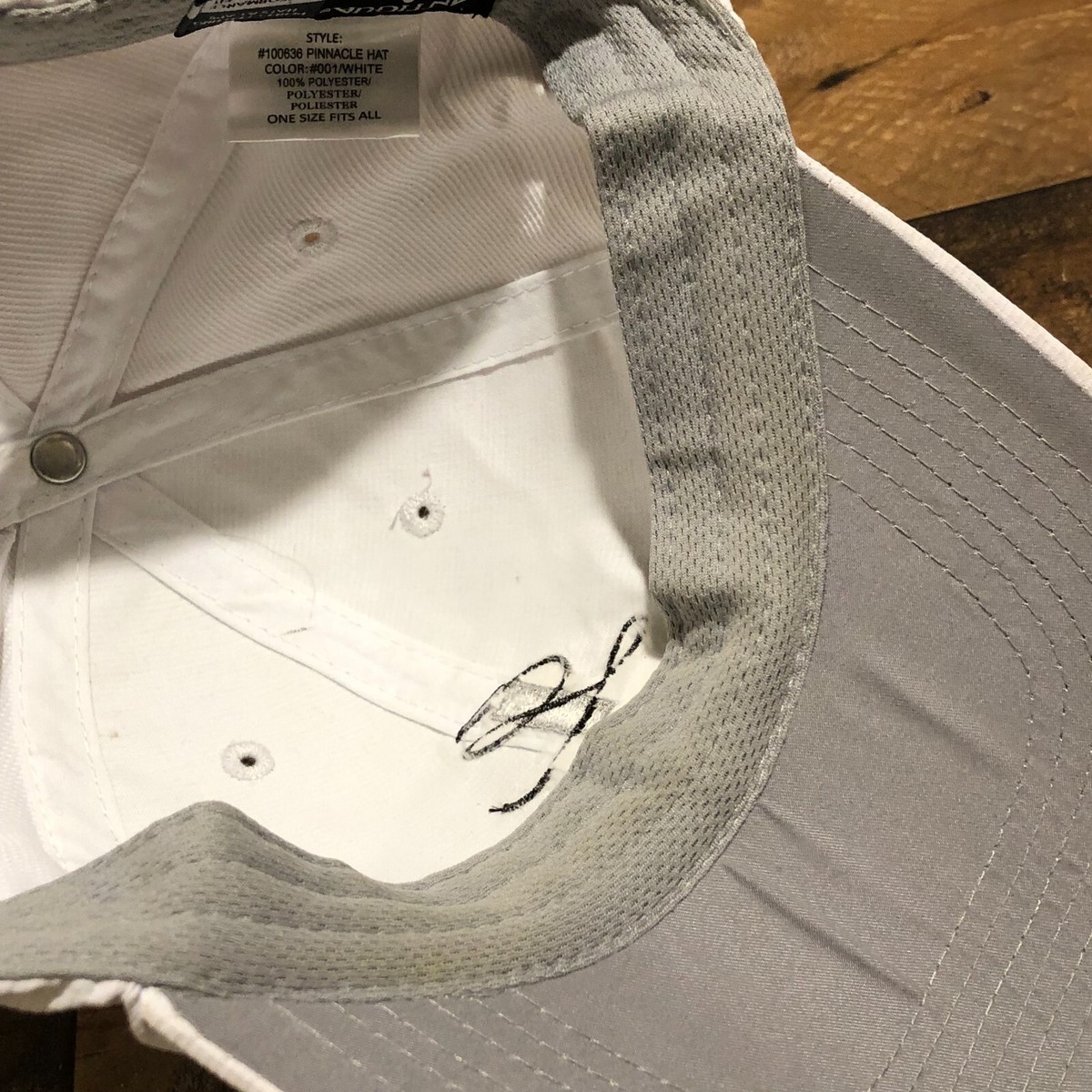Legacy Golf Hat Strapback Cap Mens White Fairbault Minnesota