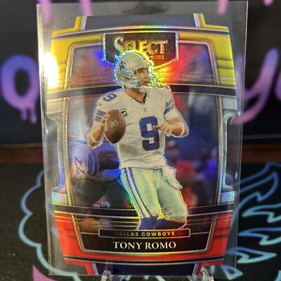2021 Select Tony Romo Yellow And Red Concourse Die Cut #42 | eBay