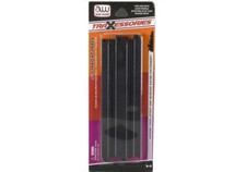 NEW AUTO WORLD 00172 Traxessories 9" Straight HO Scale Slot Car Track 2 Pcs