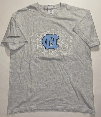Rare VTG Brine Lacrosse King Of Spring Tour Shirt 2008 North Carolina UNC Sz L