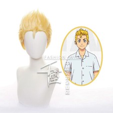 Tokyo Revengers Takemitchy Cartoon Cosplay Wig Heat Resistant Synthesis Wigs