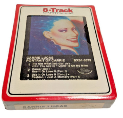 SEALED Portrait of Carrie Lucas Soul Disco 1980 8-Track Cartridge Tonband