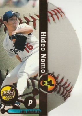 1998 Aurora Hardball Cel-Fusions #9 Hideo Nomo (1:73)!