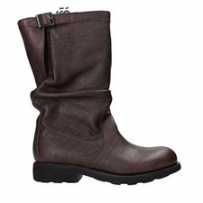 BIKKEMBERGS - DAMEN STIEFEL VIETTA MEDIUM LEDER BRAUN 16910