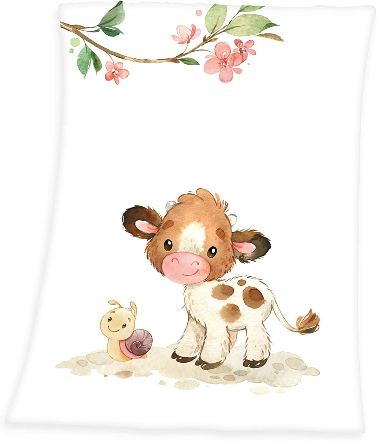 Dulce Ternerito Soft-Peach Cubierta de Flojel 75 X 100CM