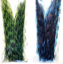 GRIZZLY BARRED FLASHABOU - Fly Tying Materials - .40mm - Barred Flashabou - NEW!