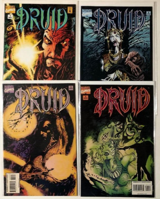 DRUID (1995) #1-4 COMPLETE SET LOT FULL RUN DAIMON HELLSTORM WARREN ELLIS DOCTOR