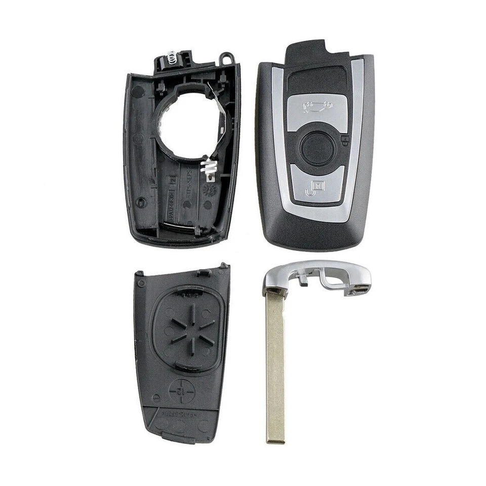 3 Button Car Remote Key Shell For BMW 1 3 4 5 6 Series X1 X4 X5 X6 F20 F22 F30 - Image 2 of 4