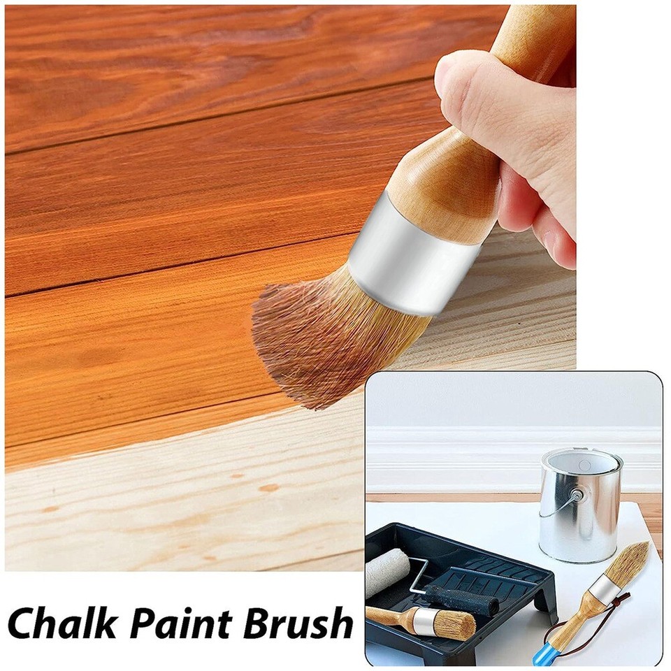 Brush for Acrylic Painting Bristle Stencil Brushes for Wood Furniture