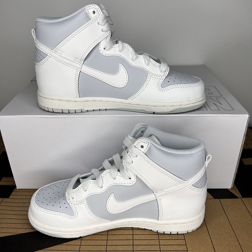 Nike Dunk High PS Summit White Pure Platinum YOUTH 1Y DD2314 107 | eBay