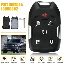 Remote Key Fob Shell Case Cover For Chevrolet Suburban GMC Yukon 2014 2016 2017