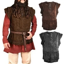 Medieval Viking Warrior Chest Armor Cosplay Costume Vintage Armor Chest Vest