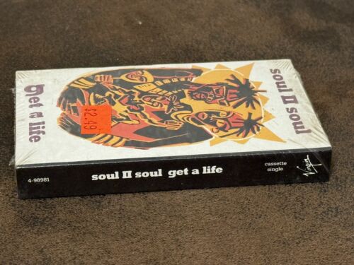 Rare! 1989 VTG Soul II Soul Get A Life Single (Cassette) Tape - SEALED NOS NEW - Picture 4 of 6