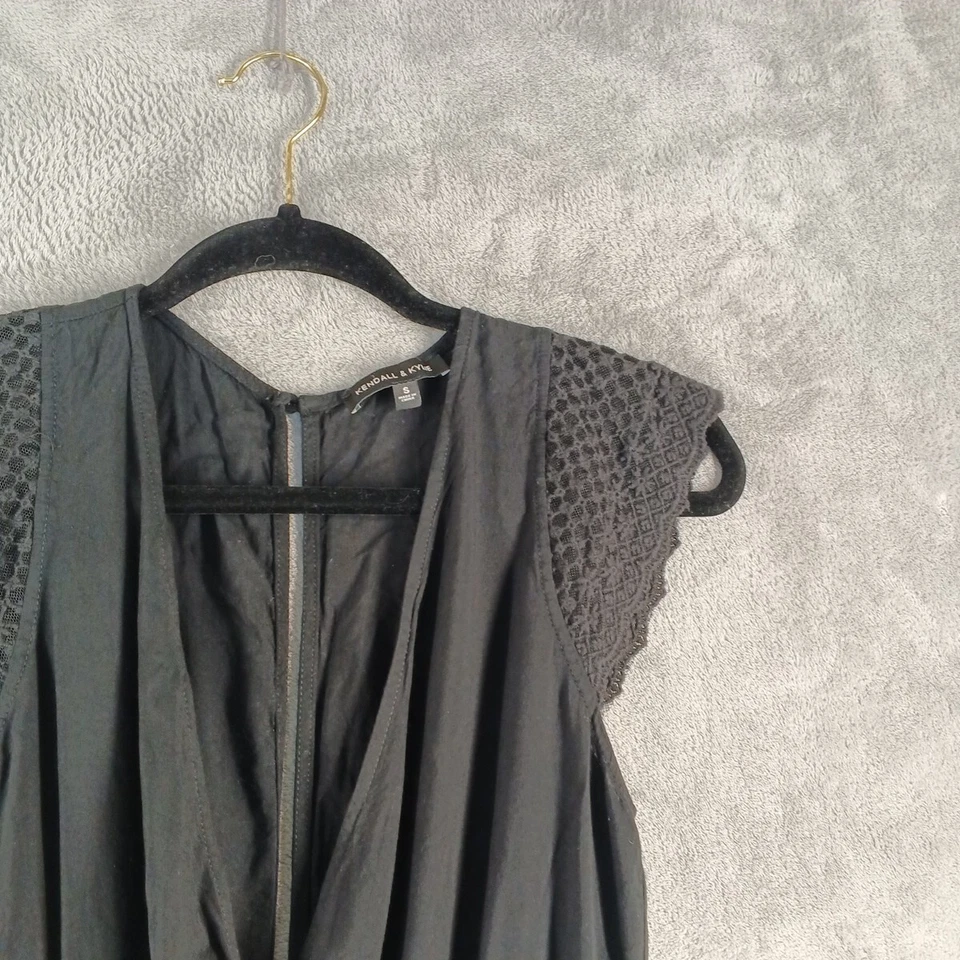 Mameluco de mujer KENDALL & KYLIE talla S (4-6) tejido negro informal 100 % rayón Foto 4 de 4