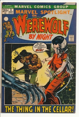 Marvel Spotlight on Werewolf By Night #3 1972