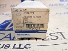 NEW Thomas & Betts 3913 Connector 10 Amp 600V 20A-250V