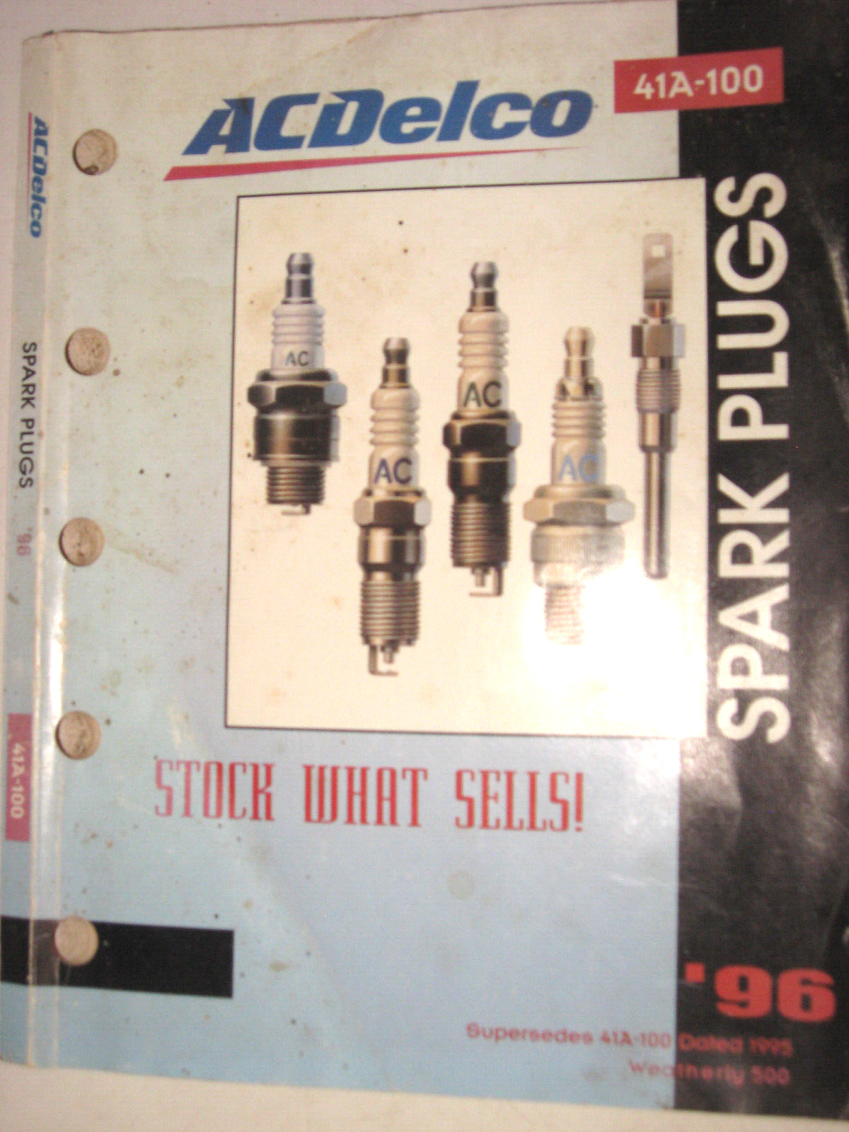 1996 ACDelco Spark Plug Catalog, 443 pages, # 41A-100
