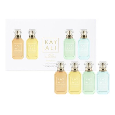 Vacay In A Bottle Miniature Set by KAYALI 4x 10ml Sprays - Express