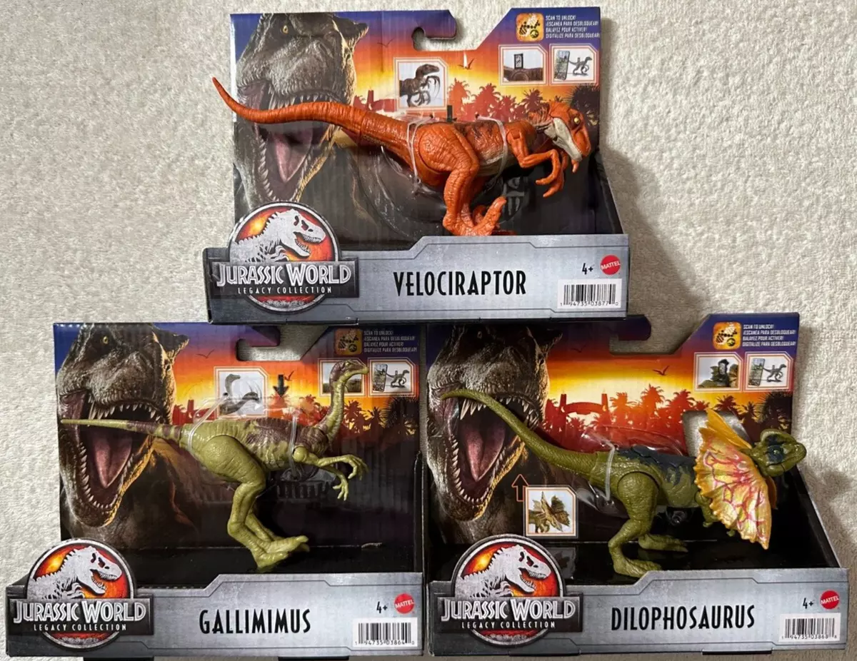 JURASSIC WORLD LEGACY COLLECTION GALLIMIMUS DILOPHOSAURUS