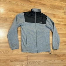 Columbia Bugaboo II Fleece Interchange Jacket Black Gray Men’s Size Small