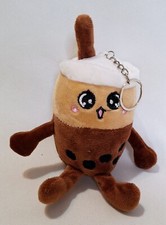 Keychain Plush 5.5" Boba Tea Straw Animated Cute