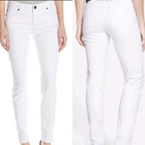 kut from the kloth diana skinny jeans white