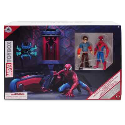 SPIDER-MAN CRIME LAB Marvel Toybox MIB Figure Disney Store