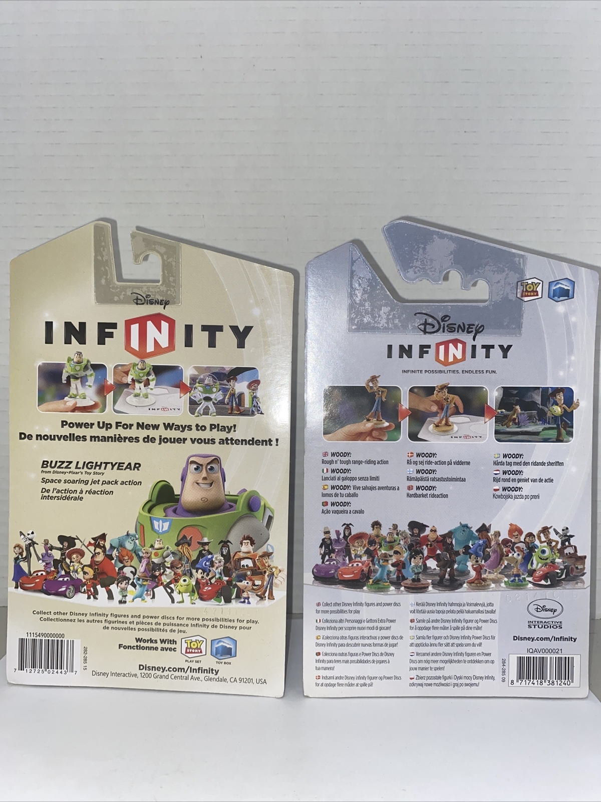 DISNEY INFINITY 1.0 2.0 Buzz Lightyear Crystal Woody Figure Character ...