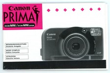 Canon Camera Instruction Manual PRIMA Zoom MINI CAPTION User Manual (Y831