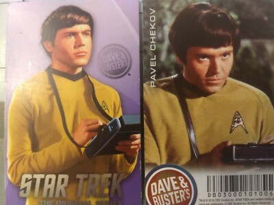dave and busters star trek rare card Dave and Busters Star Trek TOS Non-Foil Arcade Card Singles Tribbles