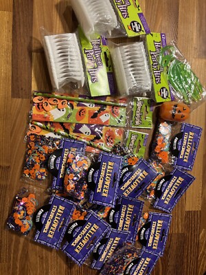 Halloween Party Paket Konfetti Sticker Zähne Karneval Fasching