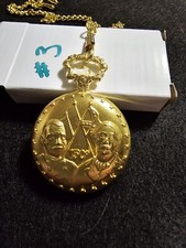 American Sesquicentennial 150th Anniversary Civil War Gold Tone Pocket Watch