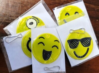 Reflectory Emoji Reflector Tag Keychain - Pick-n-Choose Your Favorite