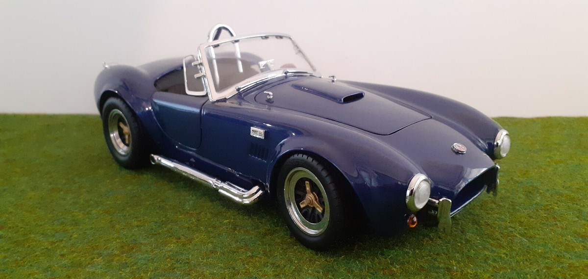 SHELBY COBRA 427 S/C RACING # 98 cabriolet bleu 1/18 KYOSHO 7006