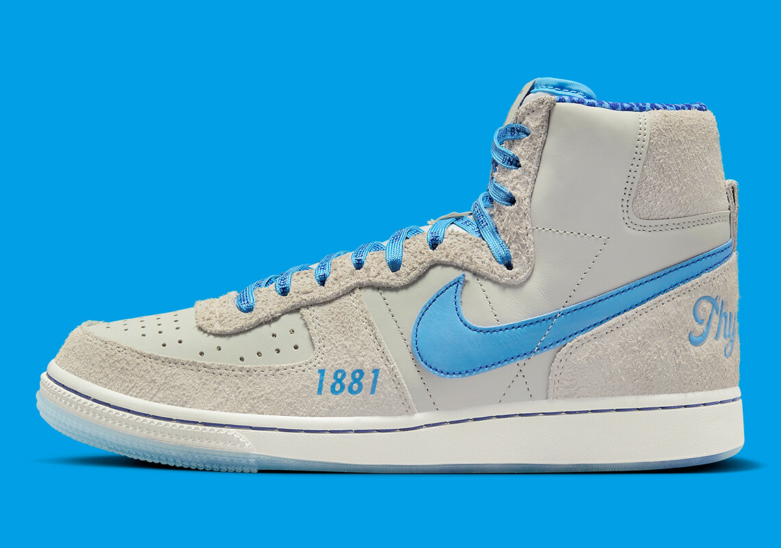 Мужские кроссовки Nike Terminator High Spelman College HBCU Bone Blue Jaguars FV2084-001 sz 11