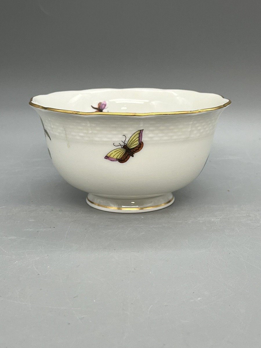 Herend Porcelain ROTHSCHILD BIRD 684 RO Open Sugar Bowl Hungarian