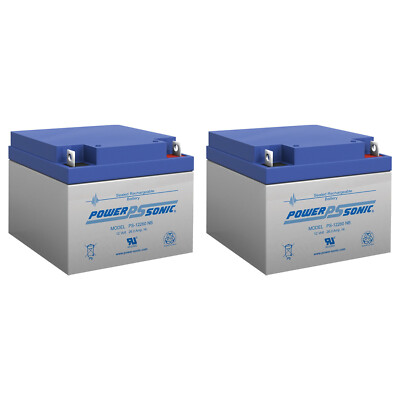 Power-Sonic 12V 26AH NB Battery Compatible with Power Patrol SLA1146 - 2 Pack