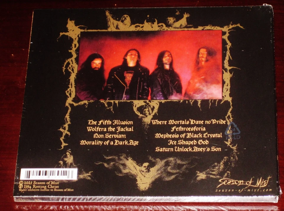 Rotting Christ: Non Serviam CD 2022 Season Of Mist USA SOM 691D Digipak NEW - Image 3 of 3