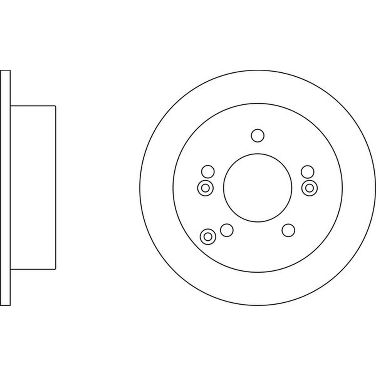 Apec Blue Brake Disc SDK6929 For Hyundai Tucson / XG & Kia Magentis / Sportage