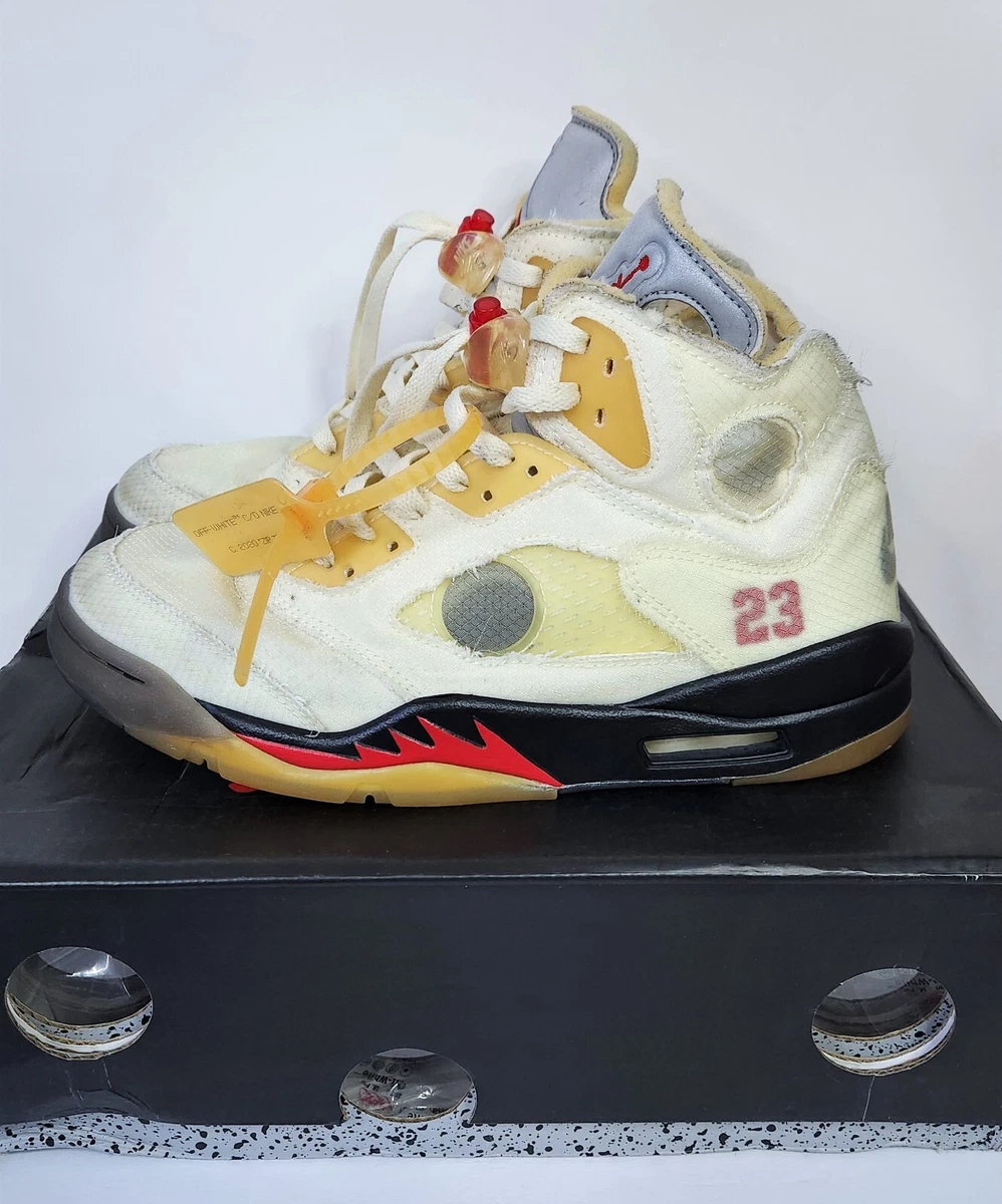 Off-White x Air Jordan 5 SP 'Sail' DH8565-100