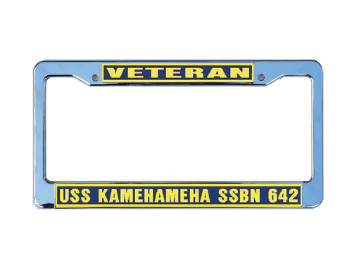 Telaio targa USS KAMEHAMEHA SSBN 642 auto militare-camion-RV VETERINARIO - Foto 2 di 8