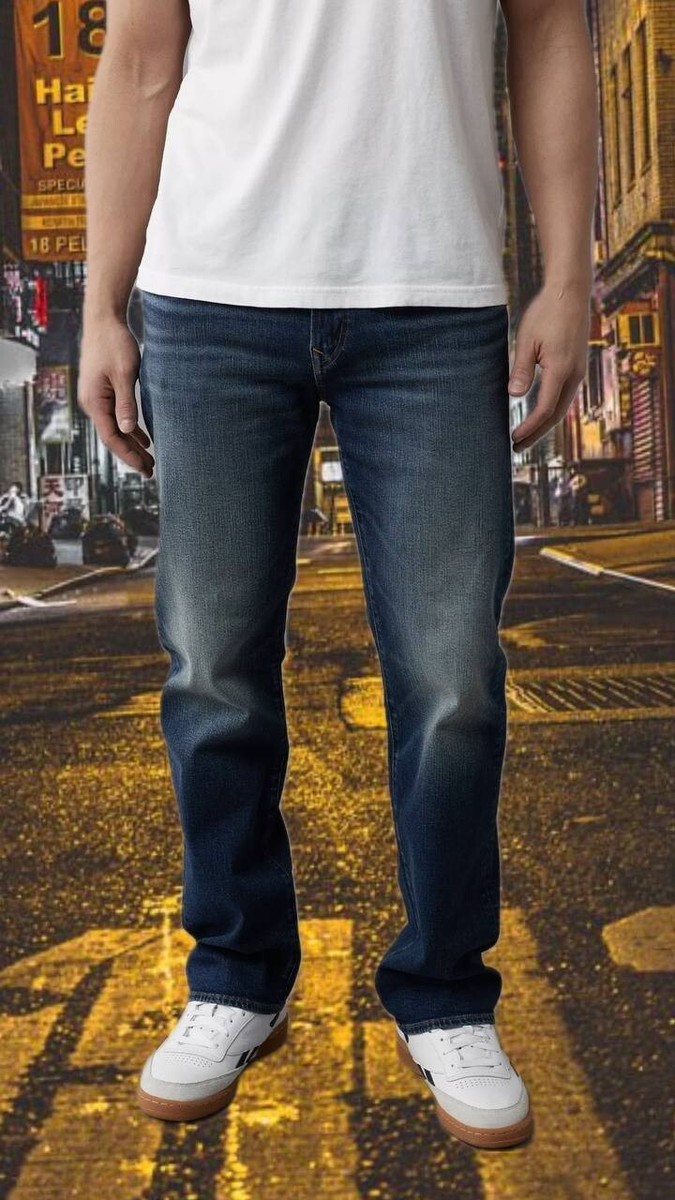 American Eagle AE AirFlex Original Bootcut Jean - Men - Blue