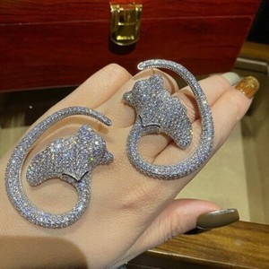 Authentic 3.00Ct Round Cut Moissanite Lotus Leaf Brooch Pin 14K White Gold Plated