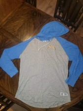 Victoria's Secret PINK Grey NFL San Diego Chargers Hoodie Size LG