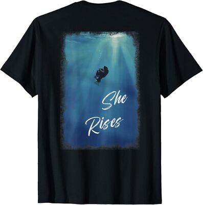 She Rises Anglerfish Angler Fish (On Back) T-Shirt