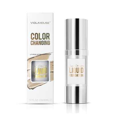 Color Changing Foundation Makeup Base Face Liquid Cover Concealer GX
