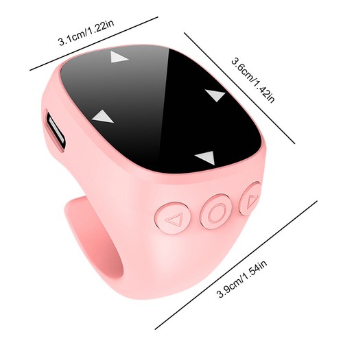 For TikTok Scrolling Ring Bluetooth-Compatible Wireless Remote Control(Black) - Zdjęcie 7 z 7