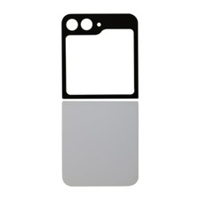 Back Glass Set 2 Parts for Samsung Galaxy Z Flip6 Blue Aftermarket Replacement