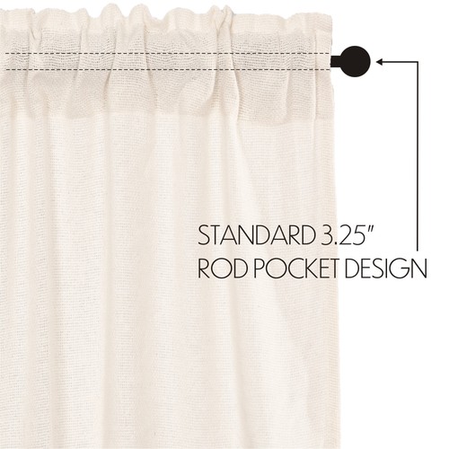 Burlap Antique White Antique White Set (2 Swag 36x16 ; 2 Tier 24x36) VHC Brands - 第 8/8 張圖片